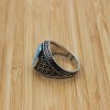 Turkish Handmade Silver Men's Ring, Men's Handmade Ring, Men's Ring, Turquoise Men's Ring, Ottoman Ring, Gift for Him, 925k Sterling Silver, Turkish Handmade Silver Men's Ring, Men's Handmade Ring, Men's Ring, Turquoise Men's Ring, Ottoman Ring, Gift for Him, 925k Sterling Silver,
