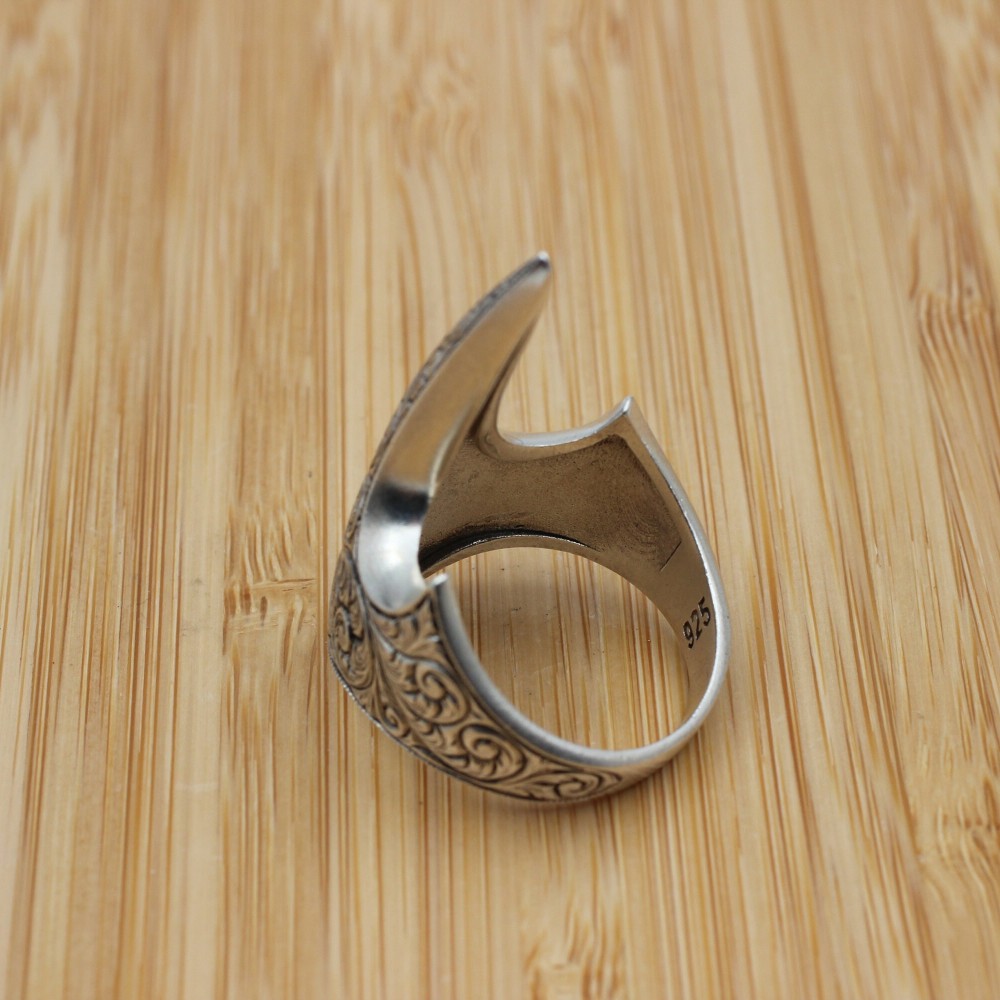 Zihgir Archer Ring, Thumb Ring, Knight Ring, Men's Handmade Ring, Handmade Silver Men Ring, Ottoman Mens, Gift for Him, 925k Sterling Silver Zihgir Archer Ring, Thumb Ring, Knight Ring, Men's Handmade Ring, Handmade Silver Men Ring, Ottoman Mens, Gift for Him, 925k Sterling Silver