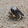 Amethyst Men's Ring, Mens Handmade Ring, Turkish Handmade Silver Men Ring, Ottoman Men Ring, Men Jewelry, Gift for Him, 925k Sterling Silver