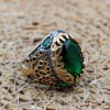 Emerald Men's Ring, Ottoman Men's Ring, Tree Of Life Ring, Turkish Handmade Men's Ring, Men's Jewelry, Gift for Him, 925 Sterling Silver Emerald Men's Ring, Ottoman Men's Ring, Tree Of Life Ring, Turkish Handmade Men's Ring, Men's Jewelry, Gift for Him, 925 Sterling Silver