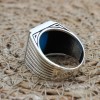 Turquoise Men's Ring, Handmade Ring, Turkish Handmade Silver Men Ring, Ottoman Ring, Men's Jewelry, Gift for Him, 925k Sterling Silver Ring