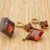 Handmade Set, Alexandrite Set, Gold Plated Set, Ladies Jewelry Set, Ottoman Set, Earring, Pendant, Ring, Ladies Set, 925k Sterling Silver