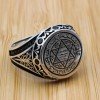 Arabic Ring, Turkish Handmade Arabic Ring, Onyx Mens Ring, Jewelry Arabic Ring, Arabic Mens Ring, Sterling Silver 925K, Ottoman Men's Ring,