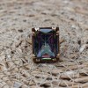 Handmade Women's Ring, Mystic Topaz Ring, Turkish Handmade Ring, Ladies Ring, Ottoman Women Ring, Ladies Ring, 925k Sterling Silver Ring,