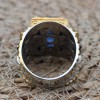 Sapphire Men's Ring, Lion Men's Ring, Turkish Handmade Men's Ring, Gold Plated Men Ring, Men's Jewelry, Gift for Him, 925 Sterling Silver Sapphire Men's Ring, Lion Men's Ring, Turkish Handmade Men's Ring, Gold Plated Men Ring, Men's Jewelry, Gift for Him, 925 Sterling Silver