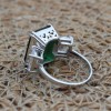 Emerald Ring, Handmade Women's Ring, Turkish Handmade Ring, Authentic Ring, Ottoman Ring, Ladies Ring, 925k Sterling Silver, Gift For Her, Emerald Ring, Handmade Women's Ring, Turkish Handmade Ring, Authentic Ring, Ottoman Ring, Ladies Ring, 925k Sterling Silver, Gift For Her,
