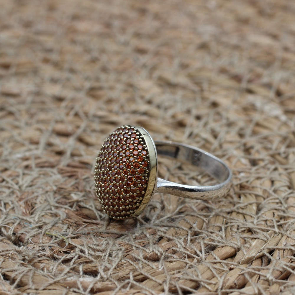 Topaz Ladies Set, Handmade Set Women, Turkish Handmade, Ladies Jewelry Set, Ottoman Set, Earring, Pendant, Ladies Set, 925 Sterling Silver