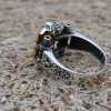 Citrine Men's Ring, Handmade Men's Ring, Ottoman Men's Ring, Square Stone, Men's Jewelry, Gift for Him, 925k Sterling Silver, Detailed Ring Citrine Men's Ring, Handmade Men's Ring, Ottoman Men's Ring, Square Stone, Men's Jewelry, Gift for Him, 925k Sterling Silver, Detailed Ring
