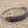 Amethyst Bracelet, Ottoman Bracelet, Handmade Bracelet, Bangle Cuff, Turkish Handmade, Bangle Bracelet, Gift for Her, 925k Sterling Silver