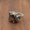 Handmade Women's Ring, Mystic Topaz Ring, Turkish Handmade Ring, Ladies Ring, Ottoman Women Ring, Ladies Ring, 925k Sterling Silver Ring,