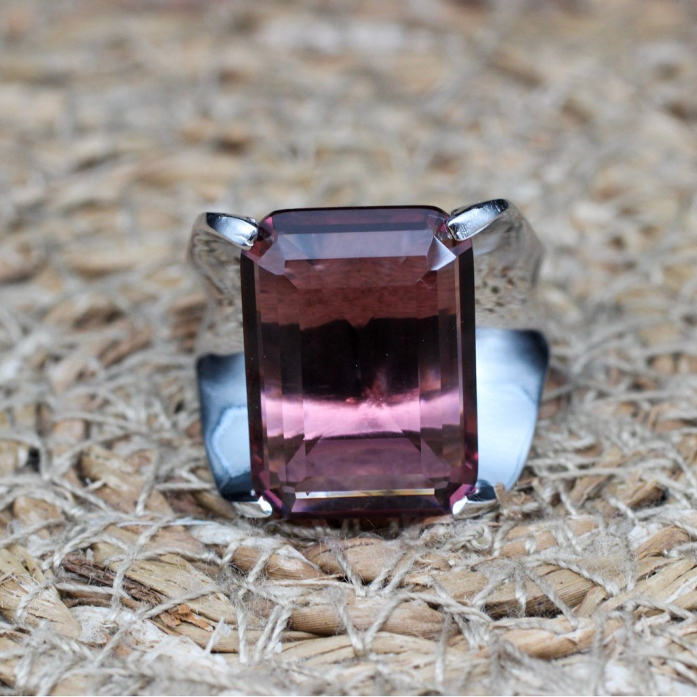 Handmade Womens Ring, Amethyst Womens Ring, Turkish Handmade Women Ring, Ladies Ring, Ottoman Women Ring, 925k Sterling Silver, Gift For Her