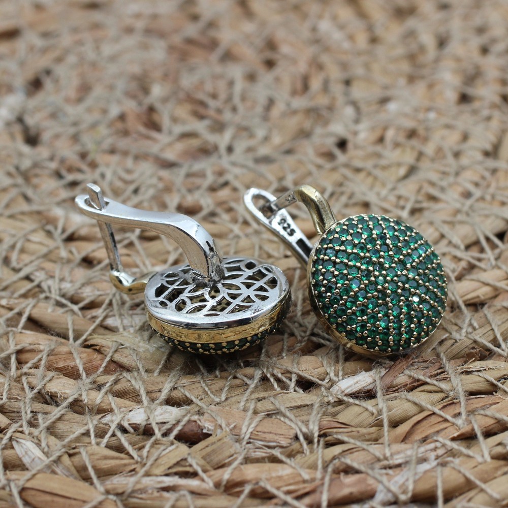 Emerald Set, Authentic Set, Handmade Set Women, Turkish Handmade, Ladies Jewelry Set, Earring, Pendant, Ladies Set, 925k Sterling Silver Emerald Set, Authentic Set, Handmade Set Women, Turkish Handmade, Ladies Jewelry Set, Earring, Pendant, Ladies Set, 925k Sterling Silver