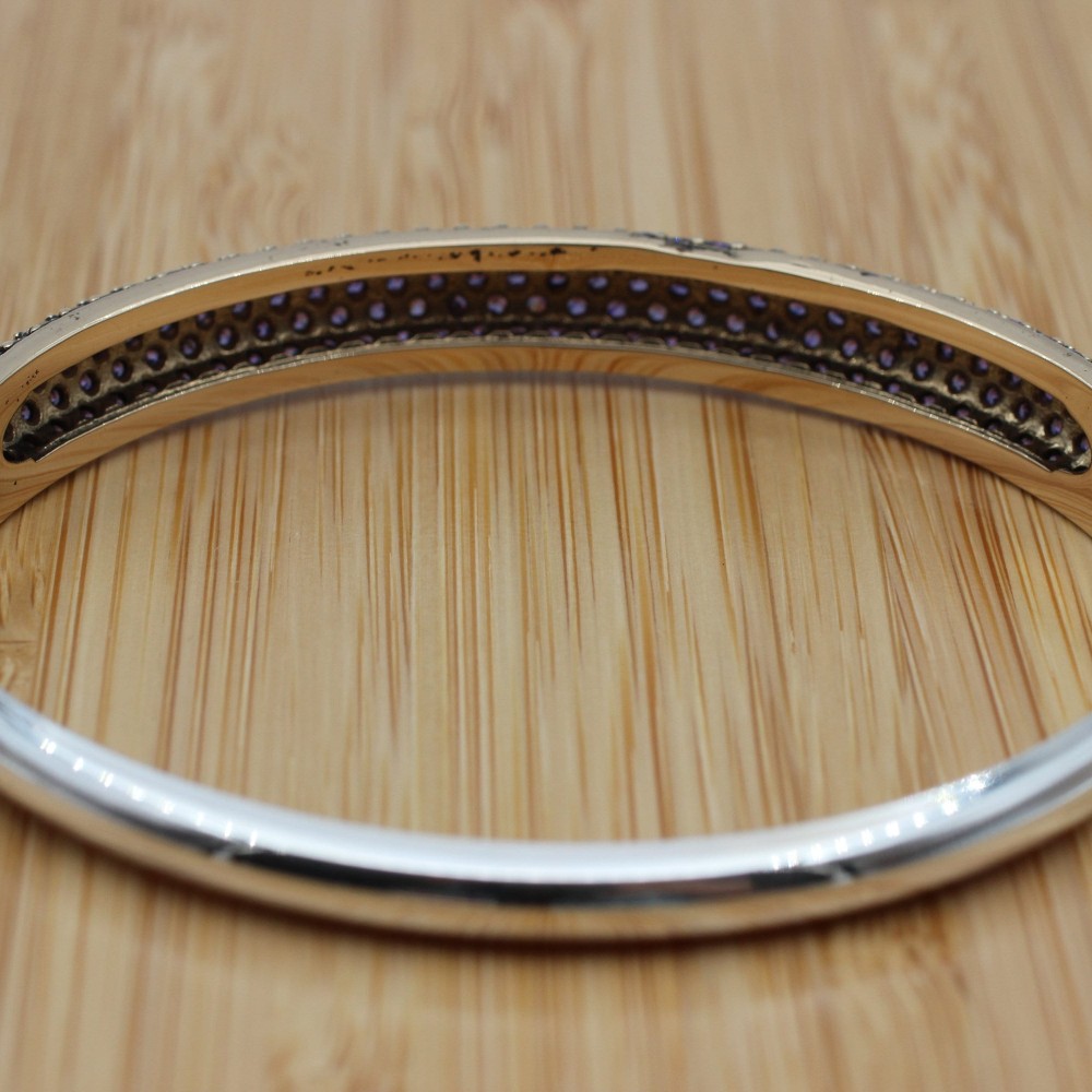 Amethyst Bracelet, Ottoman Bracelet, Handmade Bracelet, Bangle Cuff, Turkish Handmade, Bangle Bracelet, Gift for Her, 925k Sterling Silver