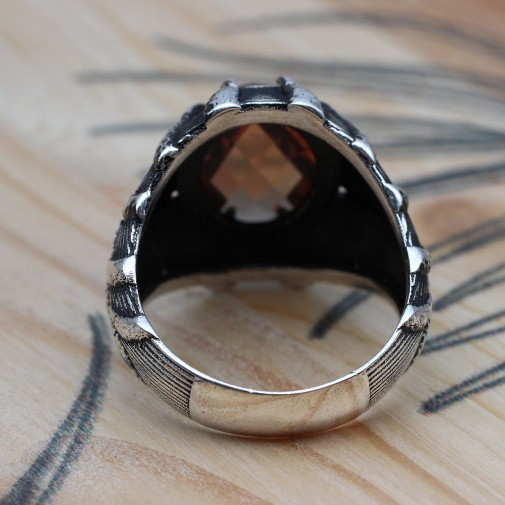 Alexandrite Men's Ring, Handmade Men's Ring, Turkish Handmade Silver Men Ring, Ottoman Men Ring, Men's Jewelry, 925k Sterling Silver Ring Alexandrite Men's Ring, Handmade Men's Ring, Turkish Handmade Silver Men Ring, Ottoman Men Ring, Men's Jewelry, 925k Sterling Silver Ring