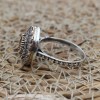 Zircon Ladies Ring, Handmade Women Ring, Turkish Handmade Silver Ladies Ring, Ottoman Ring, Ladies Ring, 925k Sterling Silver, Zircon Ring