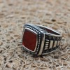 Turkish Handmade Silver Men Ring, Men's Agate Ring, Handmade Ring, Ottoman Men Ring, Men's Jewelry, Gift for Him, 925k Sterling Silver Ring Turkish Handmade Silver Men Ring, Men's Agate Ring, Handmade Ring, Ottoman Men Ring, Men's Jewelry, Gift for Him, 925k Sterling Silver Ring