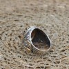 Men's Handmade Ring, Turkish Handmade Men's Ring, Ottoman Men's Ring, Tourmaline Men's Ring, Mens Ring, Gift for Him, 925k Sterling Silver