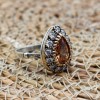 Topaz Ladies Ring, Turkish Handmade Ring, Silver Ladies Ring, Handmade Women Ring, Ottoman Women's Ring, Ladies Ring, 925 Sterling Silver Topaz Ladies Ring, Turkish Handmade Ring, Silver Ladies Ring, Handmade Women Ring, Ottoman Women's Ring, Ladies Ring, 925 Sterling Silver