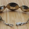 Leopard Bracelet, Pearl Bracelet, Handmade Bracelet, Bangle Cuff, Turkish Handmade, Bangle Bracelet, Gift for Her, 925k Sterling Silver,
