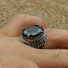 Turkish Handmade Silver Men's Ring, Men's Handmade Ring, Yemeni Men's Ring, Onyx Ring, Ottoman Ring, Gift for Him, 925k Sterling Silver, Turkish Handmade Silver Men's Ring, Men's Handmade Ring, Yemeni Men's Ring, Onyx Ring, Ottoman Ring, Gift for Him, 925k Sterling Silver,