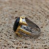 Onyx Ring, Men's Ring, Turkish Handmade Ring, Silver Men's Ring, Ottoman Men's Ring, Men's Jewelry, Gift for Him, 925k Sterling Silver Onyx Ring, Men's Ring, Turkish Handmade Ring, Silver Men's Ring, Ottoman Men's Ring, Men's Jewelry, Gift for Him, 925k Sterling Silver