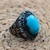 Turquoise Men's Ring, Handmade Ring, Turkish Handmade Silver Men Ring, Ottoman Ring, Men's Jewelry, Gift for Him, 925k Sterling Silver Ring Turquoise Men's Ring, Handmade Ring, Turkish Handmade Silver Men Ring, Ottoman Ring, Men's Jewelry, Gift for Him, 925k Sterling Silver Ring