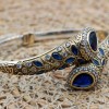 Sapphire Bracelet, Ottoman Bracelet, Handmade Bracelet, Bangle Cuff, Turkish Handmade, Bangle Bracelet, Gift For Her, 925k Sterling Silver, Sapphire Bracelet, Ottoman Bracelet, Handmade Bracelet, Bangle Cuff, Turkish Handmade, Bangle Bracelet, Gift For Her, 925k Sterling Silver,