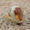 Alexandrite Women Ring, Handmade Women Ring, Turkish Handmade Silver Ladies Ring, Gold Plated Ring, Ladies Ring, 925k Sterling Silver Ring