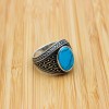 Turkish Handmade Silver Men's Ring, Men's Handmade Ring, Men's Ring, Turquoise Men's Ring, Ottoman Ring, Gift for Him, 925k Sterling Silver, Turkish Handmade Silver Men's Ring, Men's Handmade Ring, Men's Ring, Turquoise Men's Ring, Ottoman Ring, Gift for Him, 925k Sterling Silver,