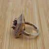 Amethyst Ring, Handmade Women's Ring, Turkish Handmade, Silver Ladies Ring, Ottoman Ring, Authentic, Ladies Ring, 925k Sterling Silver Ring,