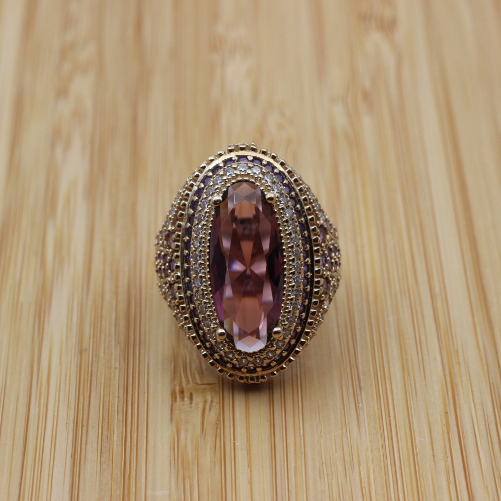 Amethyst Set, Authentic Set, Handmade Set Women, Turkish Handmade, Ladies Jewelry Set, Earring, Pendant, Ladies Set, 925k Sterling Silver