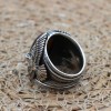 Tiger Eye Men's Ring, Ottoman Men's Ring, Handmade Men's Ring, Turkish Handmade Eagle Ring, Men's Jewelry, Gift for Him, 925 Sterling Silver