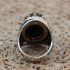 Handmade Silver Men's Ring, Onyx Men's Ring, Turkish Handmade Men's Ring, Men's Ring, Ottoman Mens Ring, Gift for Him, 925 Sterling Silver