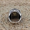 Paraiba Men's Ring, Handmade Men's Ring, Turkish Handmade Silver Men's Ring, Ottoman Ring, Men's Jewelry, Gift for Him, 925k Sterling Silver Paraiba Men's Ring, Handmade Men's Ring, Turkish Handmade Silver Men's Ring, Ottoman Ring, Men's Jewelry, Gift for Him, 925k Sterling Silver