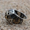 Turkish Handmade Silver Men's Ring, Men's Handmade Ring, Yemeni Men's Ring, Onyx Ring, Ottoman Ring, Gift for Him, 925k Sterling Silver,
